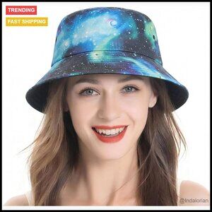 Fruit Print Bucket Hat Summer Travel Fisherman Cap Lightweight Packable